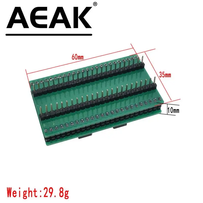 AEAK Top Quality TSOP48 to DIP48 adapter,TSOP48 test socket 0.5mm Pitch for RT809F RT809H & for XELTEK USB Programmer image 6