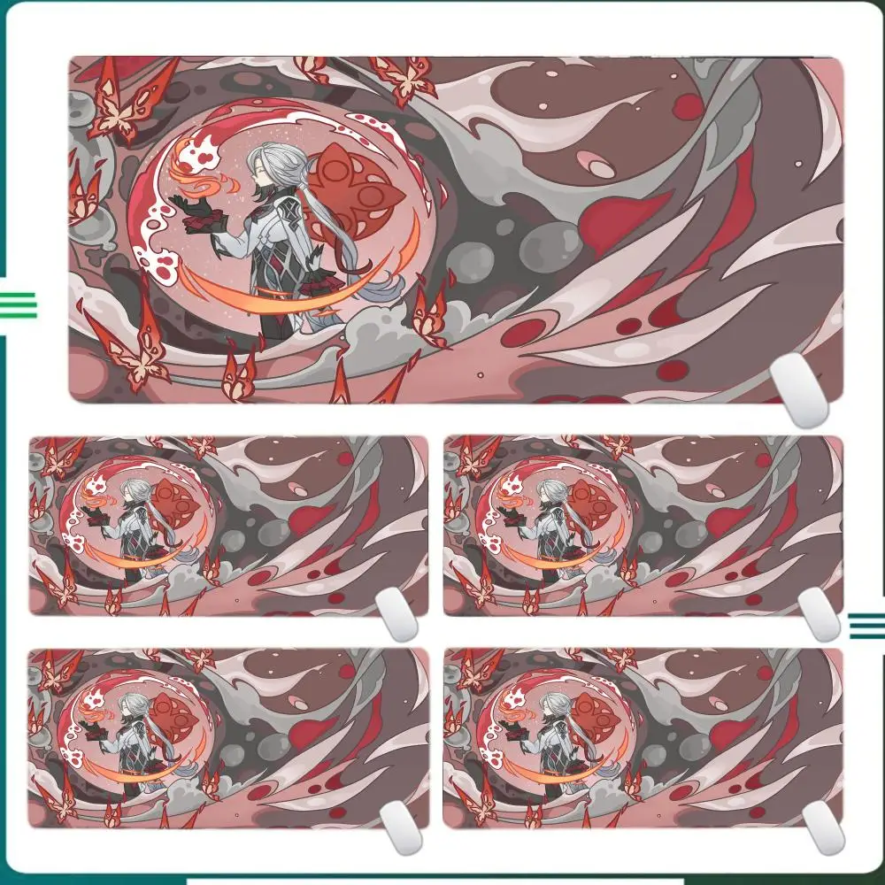 

Anime Mouse Pad Gaming Honkai Star Rail Firefly Acheron Sunday Desk Mat Computer Accessories Mousepad Stitch Edge Keyboard Mat