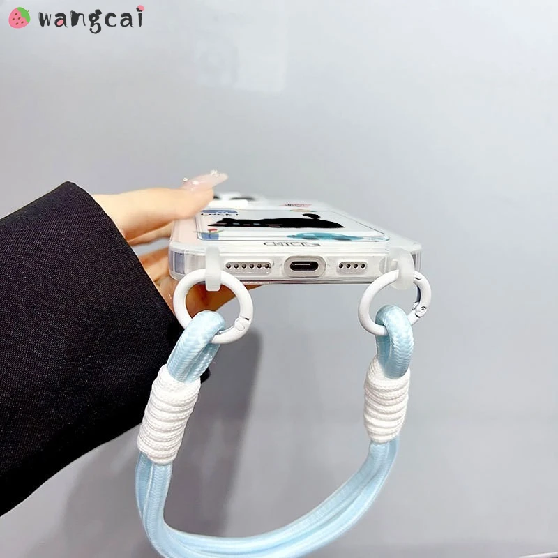 حافظة بطاقات على شكل قطة سوداء لطيفة لهاتف هواوي ميت 70 60 50 40 40E 30 30E Pura 80 70 Ultra P60 P50E Pro جراب هاتف بحبل يدوي
