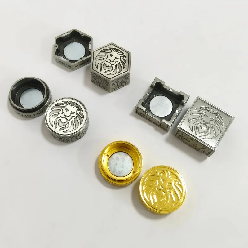 2026 New Strong Magnetic Billiard Pencil Protection Box Round Square Hexagonal Moistureproof Metal Case Holder Pool Cue Chalk