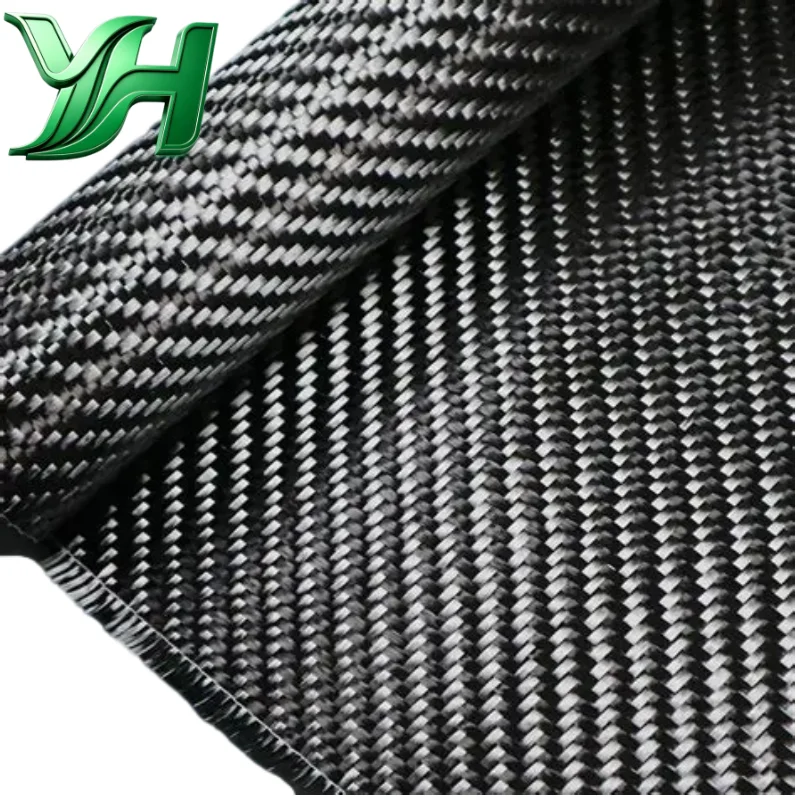 12K 400gsm Twill Carbon Fiber Fabric Roll – Ballistic Impact Resistant Laminate for Body Armor Plate Vehicle Armor Panel