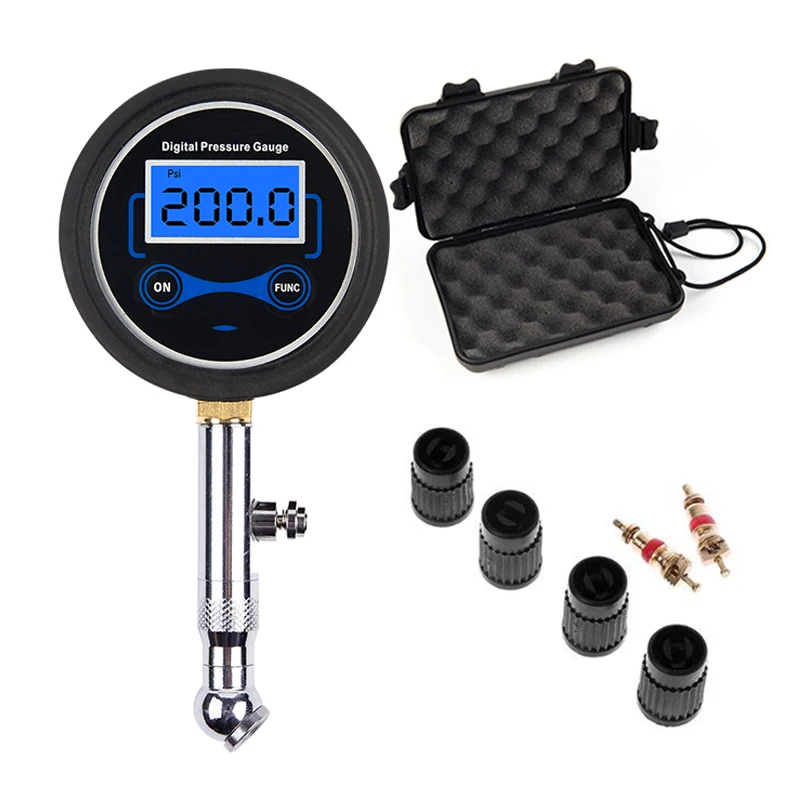 

LCD Digital Tire Pressure Gauge 0-200PSI Air Pressure For Motorcycle Cars Truck Bicycle Motorbike Vehicle Tester