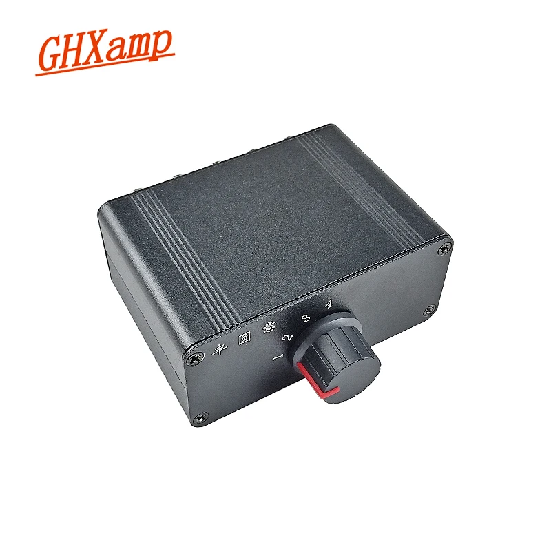 

GHXAMP 4-канальный переключатель источников звука, поворотный переключатель, герметичный, с основанием RAC Lotus (вход и выход не требуют источника питания)