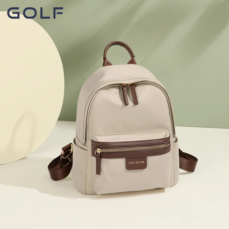 GOLF Backpack Women's  Fashion and Simple Small Backpack Versatile for Junior, High School, and College Students