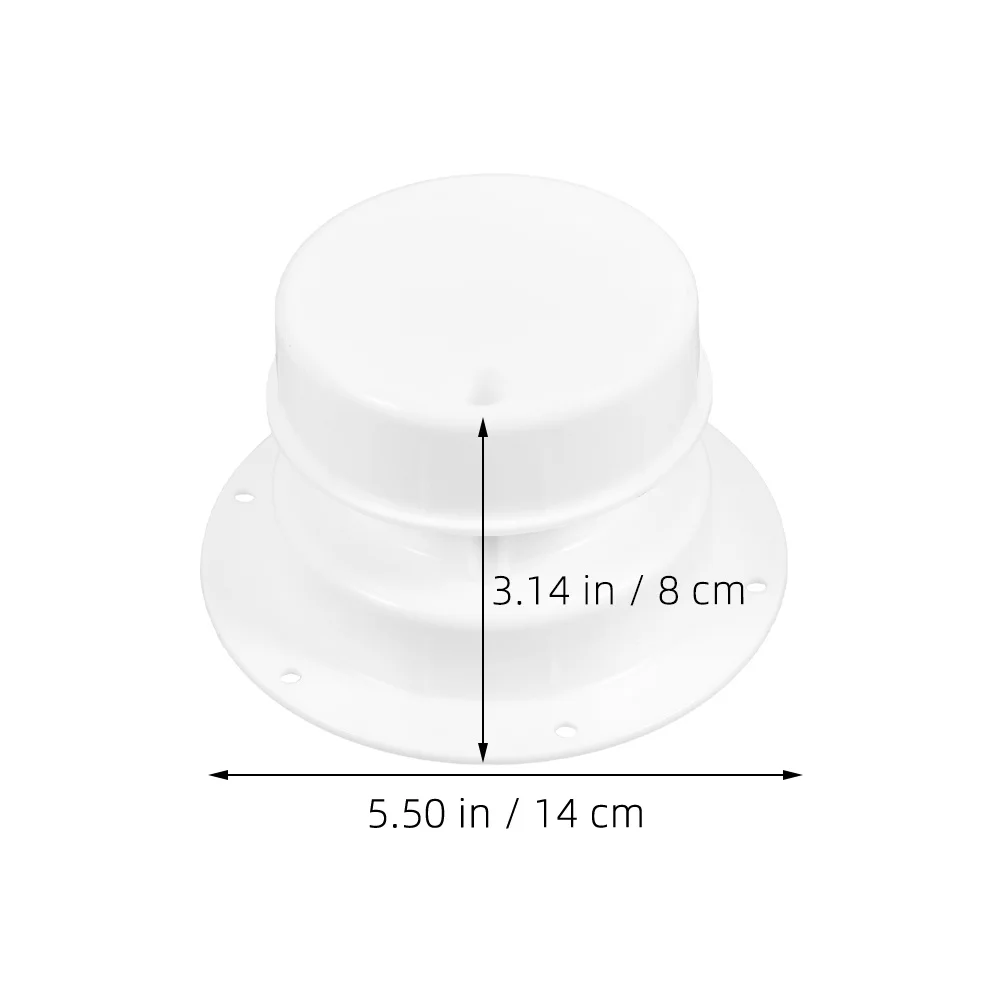 2 قطعة Rv سقف تنفيس غطاء أطقم مقاوم للماء PP Rv المجاري تنفيس غطاء لسقف متنقل تخييم التهوية تخييم غطاء الصرف الصحي #6