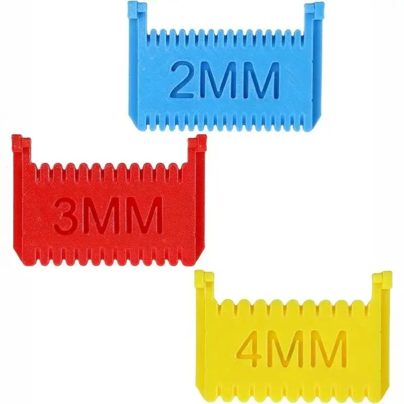 3Pcs Sewing Seam Gauges Set Drop-resistant Plastic Measuring Kit for DIY Clothing Crafting Outdoor Sewing Works