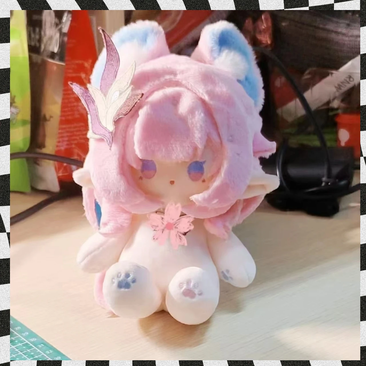 

20 см хлопковая кукла аниме-игра, мягкая Honkai: Star Rail Alicia, милые плюшевые игрушки для взрослых и детей, чтобы собрать подарки