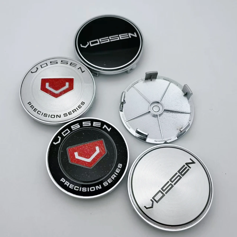 

4pcs 68MM 63MM VOSSEN Logo Emblem Badge Car Wheel Center Caps Wheel Hubcap Hub Center Dust Cover Relpace Car Styling Accessories