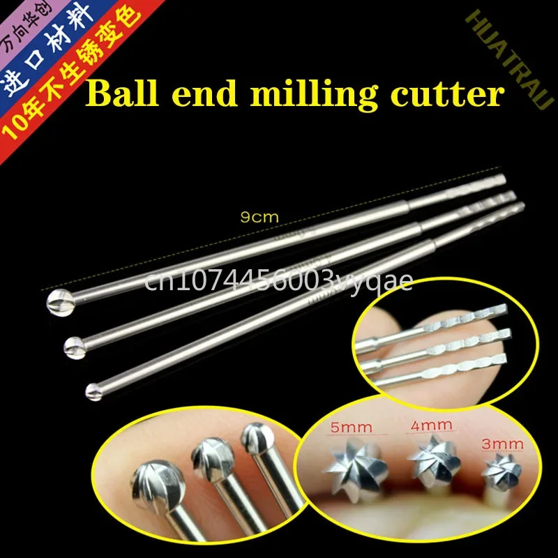 

Orthopaedic instrument medical stryker Interface quick loading joint grinder spine ball head milling cutter round drill bit file