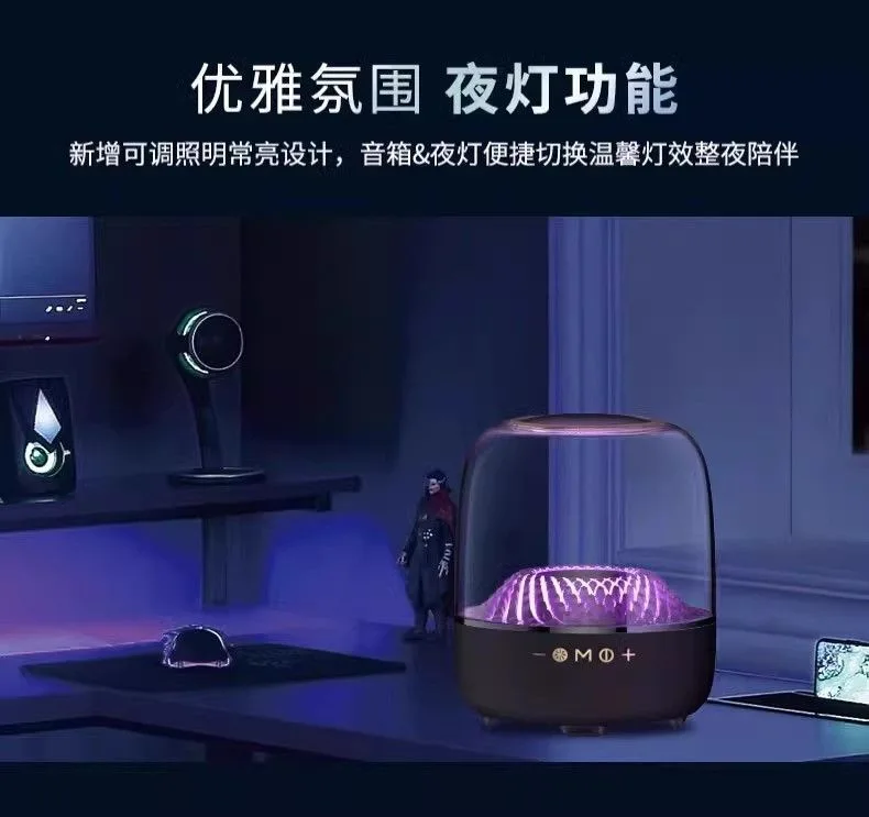 Oberteil mit HARMAN glasiertem kabellosem Bluetooth-Lautsprecher, Heim-Desktop-Audio, hohe Klangqualität