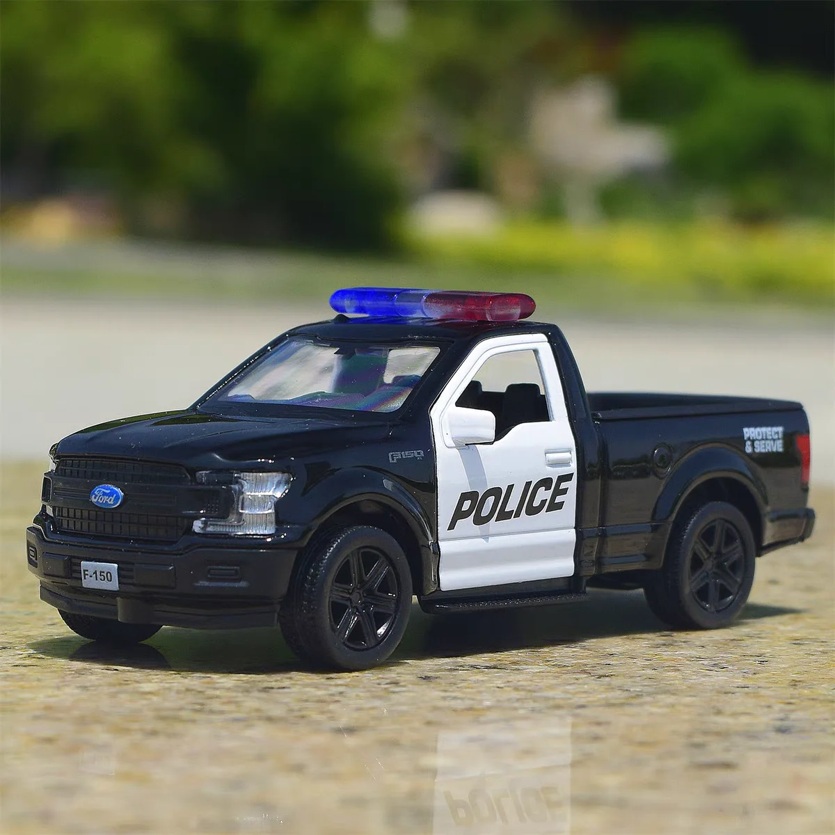 Camioneta Ford F150 Raptor Todoterreno, Modelo a Escala 1:36 de Aleación, con Puertas que se Abren, de la Marca RMZ City
