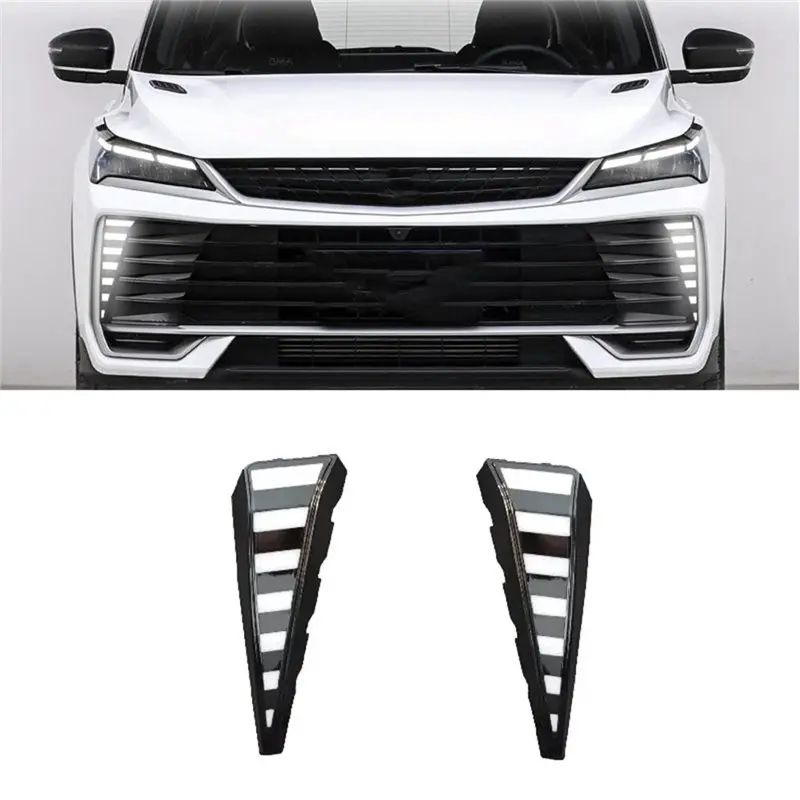 LED Daytime Running Light DRL For Geely Coolray Proton X50 2025-2026 Front Fog Lamp Turn Signal Light Accessories