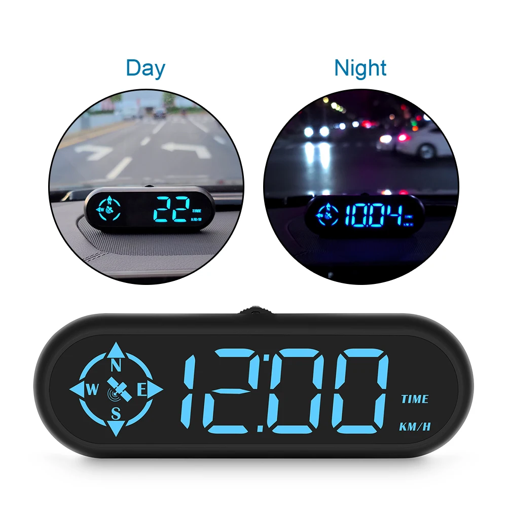 G9 Car HUD With GPS Head Up Display Compass Clock Speedometer Tester Digital Meter On Board Computer Automobile Accessories