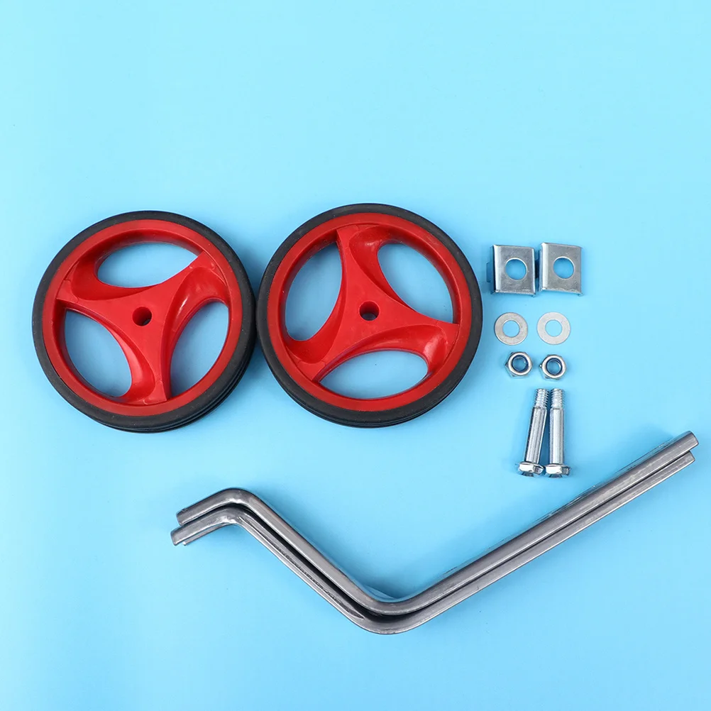 

2 шт., 12-20-дюймовые тренировочные колеса для велосипеда, мигающее вспомогательное колесо для баланса велосипеда, бесшумные, велосипедные, прочные, регулируемые