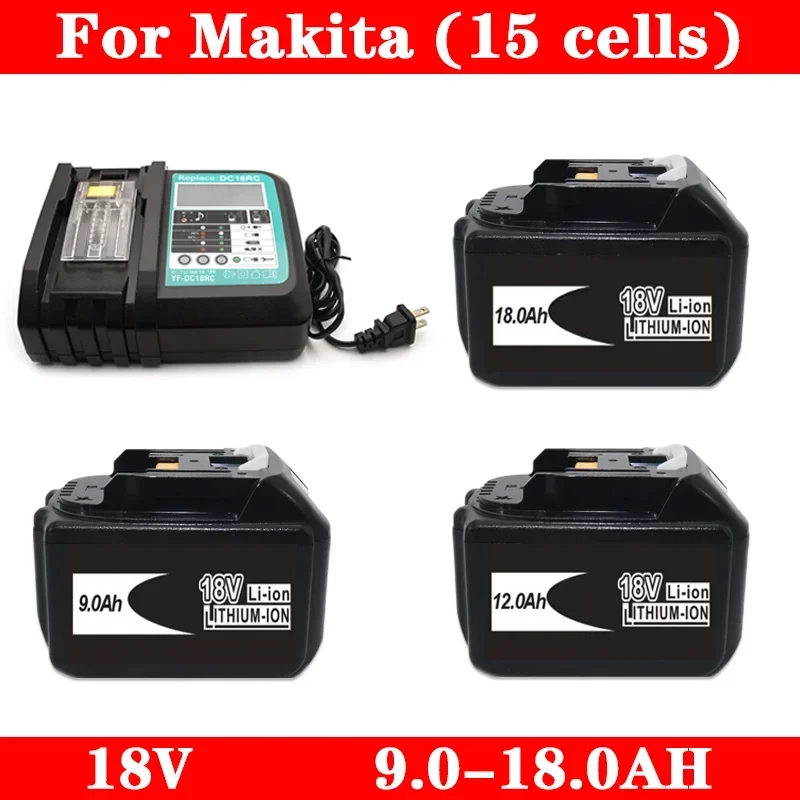 

Аккумулятор BL1860 для Makita 18 в, 18 в, аккумуляторная батарея для электроинструментов, сменная батарея для makita BL1830 BL1840 BL1850B