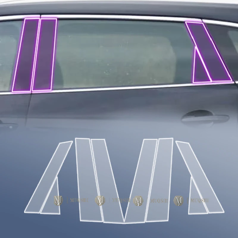 

For Mazda CX-30 2020-2023 Car Exterior Body film B C Window pillar Scratch prevention Repair membrane TPU PPF Film Accessories
