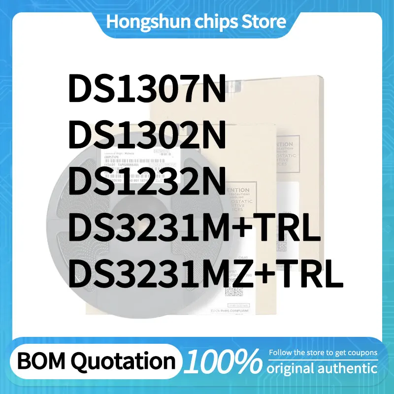

DS1302N DS1232N DS3231M DS3231MZ+TRL Evaluation Board DS1307N