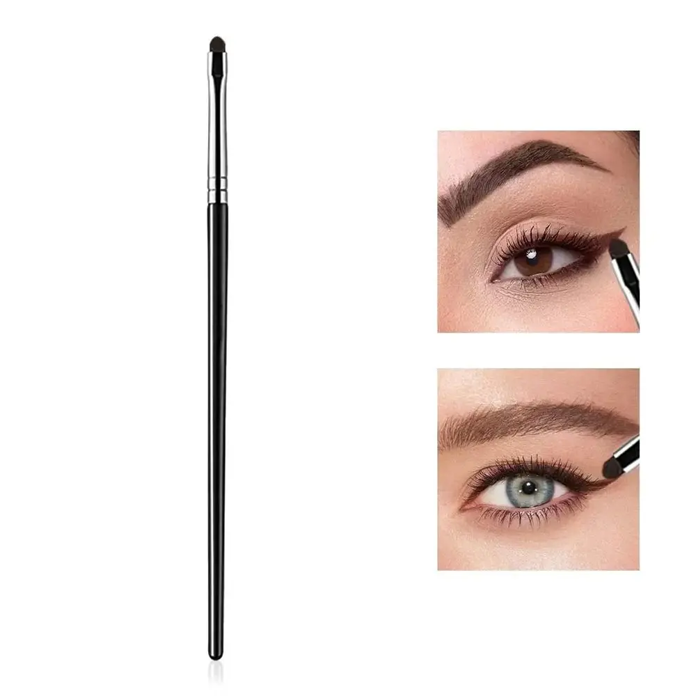 4Pcs/Set Small Angle Eyeshadow Brushes Eyelid Highlighter Soft Hair Makeup Brushes Precise Detail Lying Silkworm