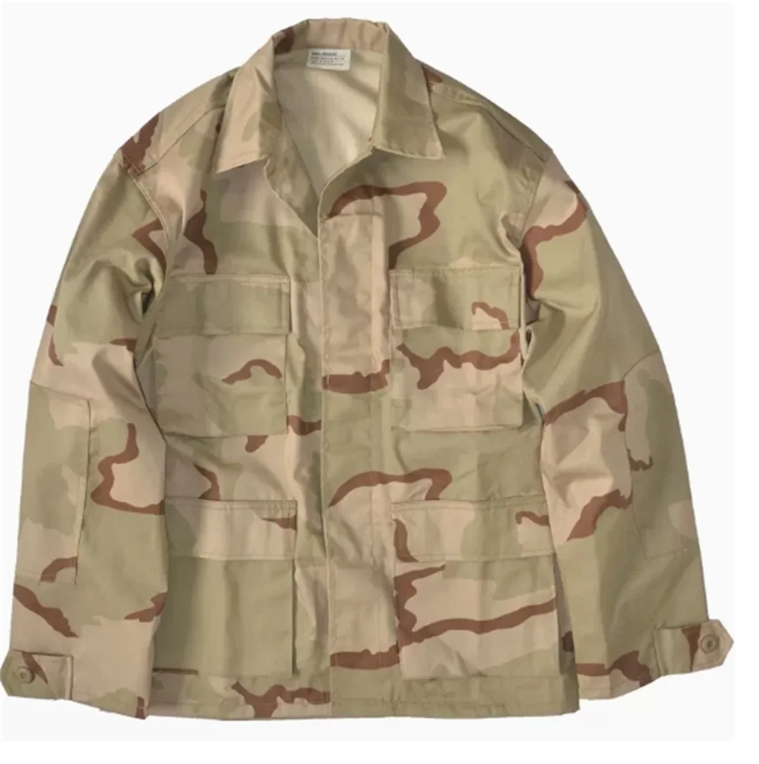 Klassiek Amerikaans Tactisch Trainingspak Camouflage Werkjack Retro Militaire Stijl