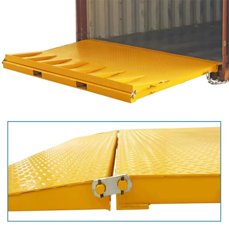 

Forklift up to WLL 6500 kg Large Container Ramp New Arrival Folding Loading Terminal Ramp