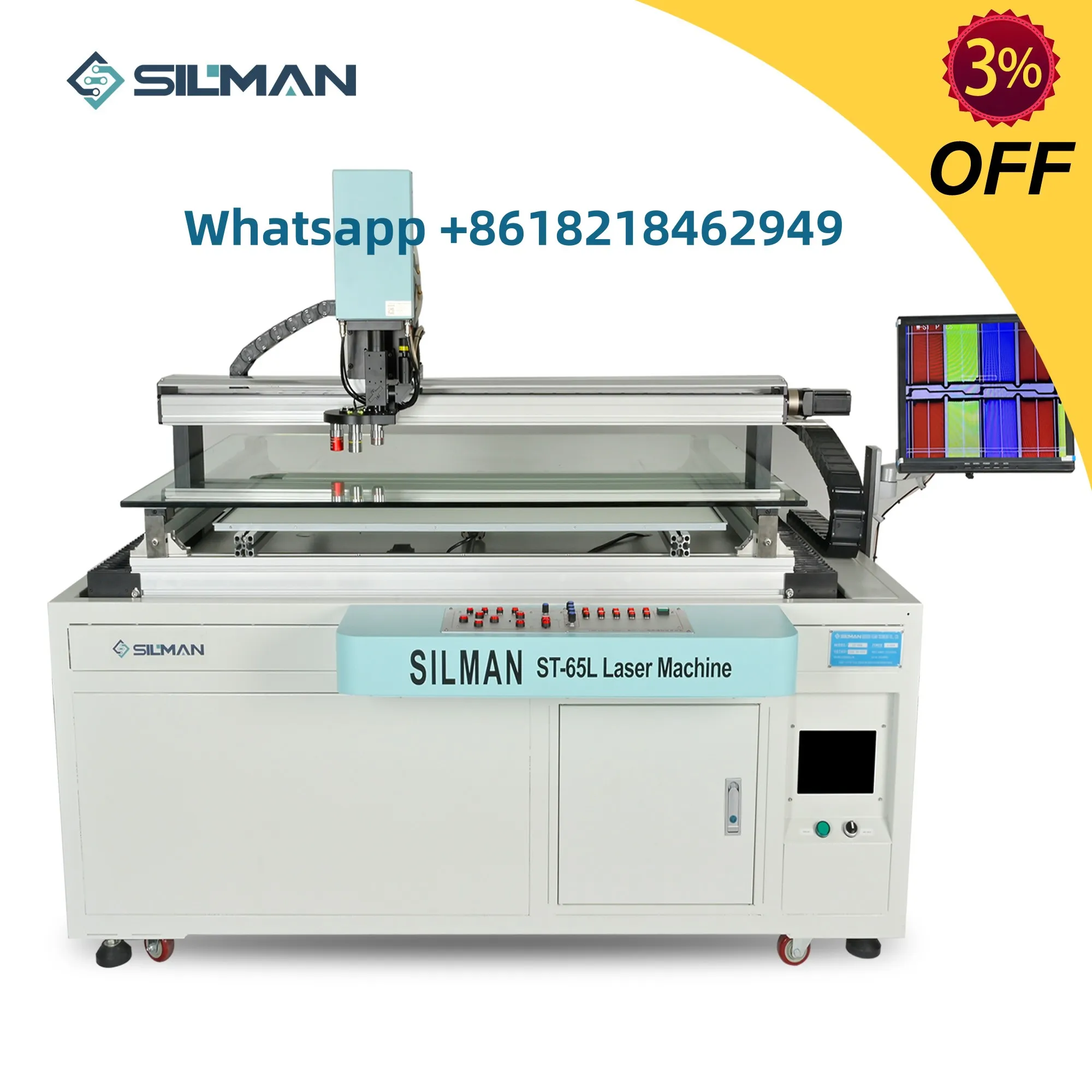 Silman ST-65L TV Repair Laser Machine For Repairing LED LCD TV Screen Panel ITO Half Line Bright Dots Short Circuit GOA Problem