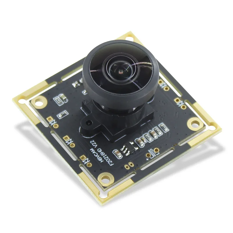 2.0 Mega Pixels USB camera module 1080P high definition face recognition 180 degree panoramic wide angle lens module