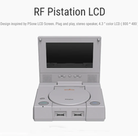 Retroflag PiStation Case for Raspberry Pi 4 PistationLCD Case Compatible with Raspberry Pi 4 ModelB Case Game Accessories