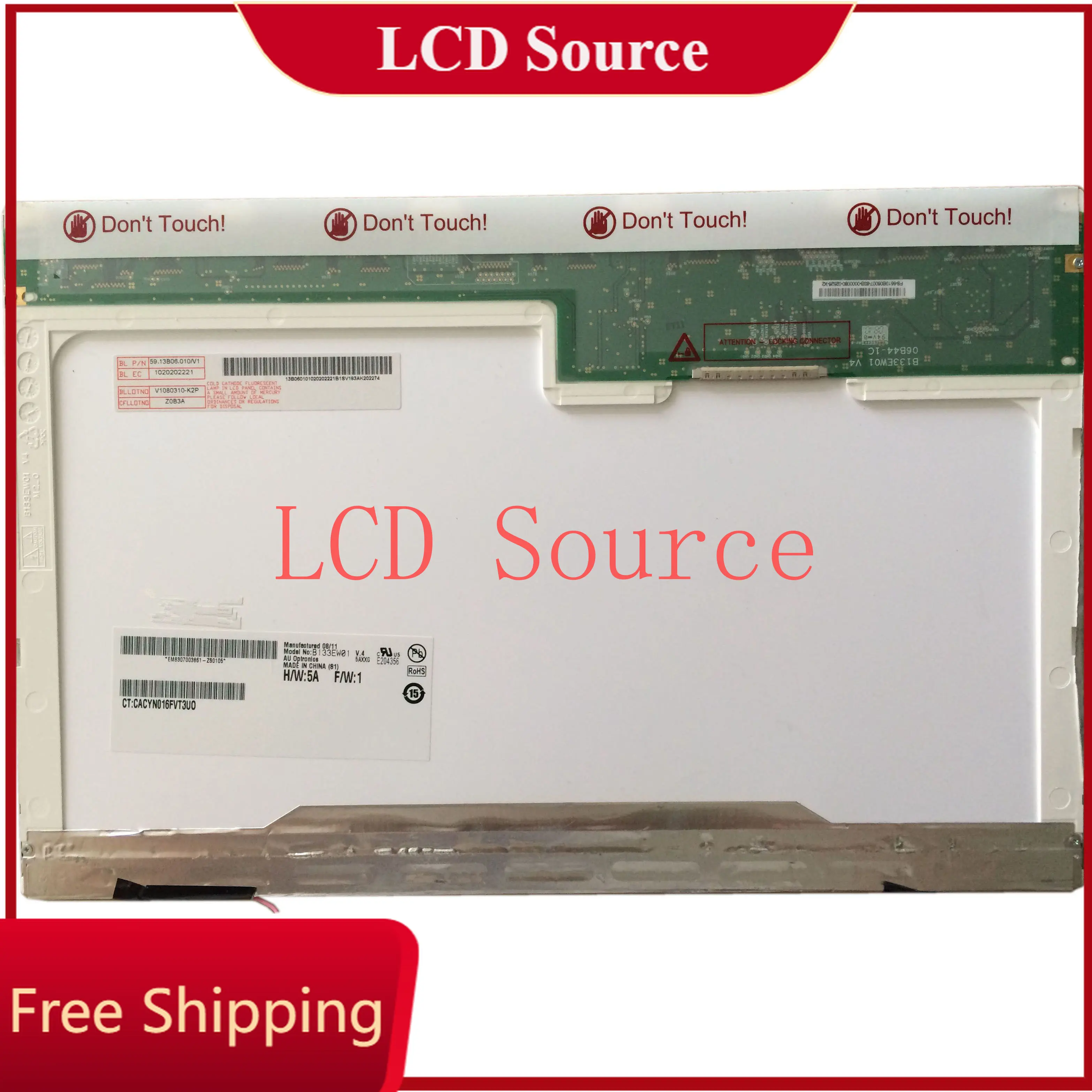 fit ltn133at01 lp133xw1 tl b1 b133ew01 v9 laptop tela lcd 30 pinos para dell 1330 1310 1320 b133ew01 v4 01