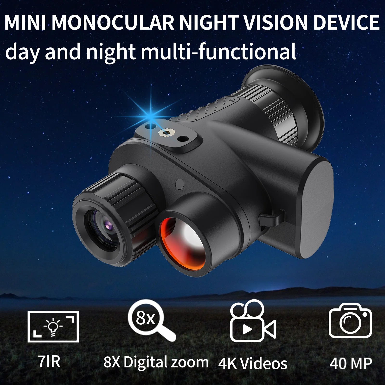 Handheld Monocular Night Visio - đánh giá và giá Night Vision Monocular 8X