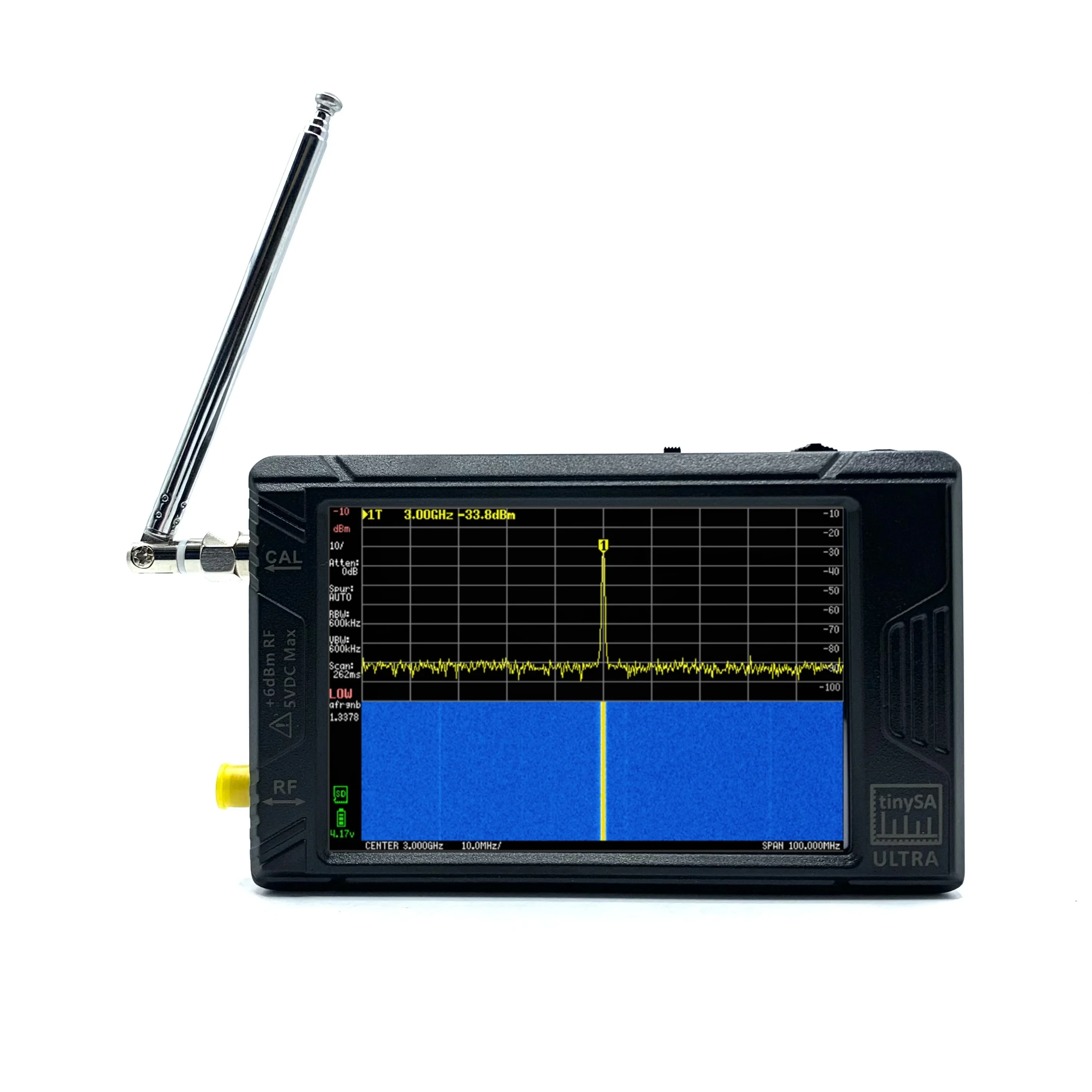 Original Hugen Version TinySA ULTRA Handheld Tiny Spectrum Analyzer TinySA 4 inch Touch Screen Build in Battery