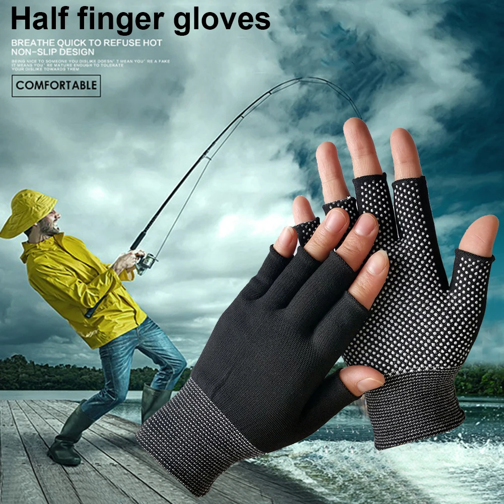 1-5Pair Fingerless Gym Training Gloves for Men Women Cycling Gloves Sport Fitness Motorcycle Anti-slip Glove Bicycle Accessories