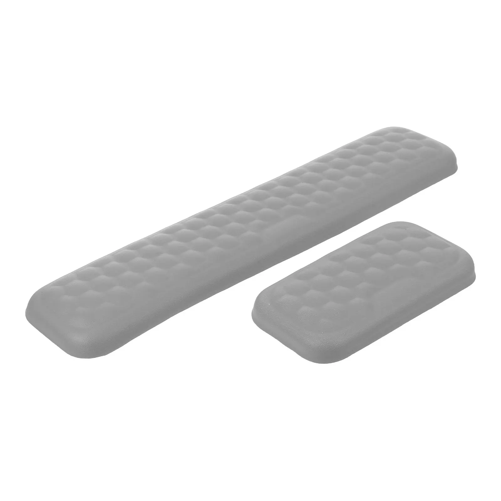 1Set Ergonomic Keyboard Wrist Rest with High Density Foam Support Large Coverage Mouse Pad Minimalist Solid Color Office Desk