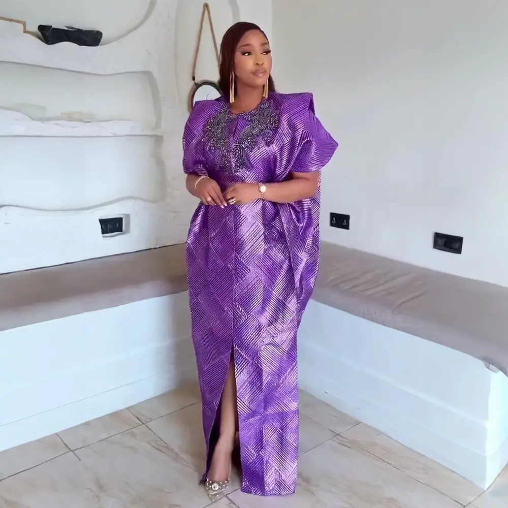 New Design turkey woman dresses Hand embroidery african dresses for woman High quality robe africaine