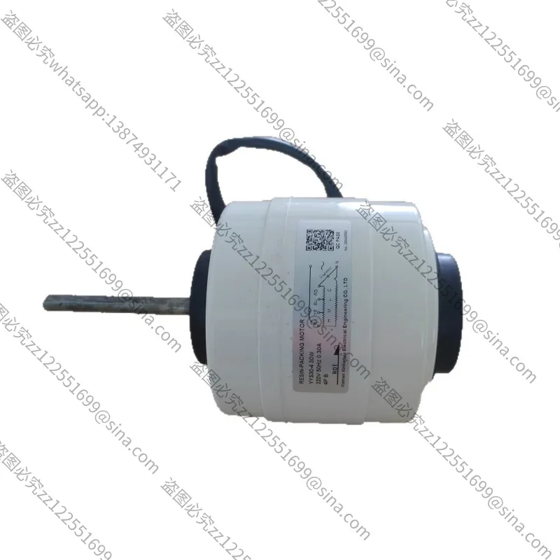 

Подходит для двигателя кондиционера AC220V 3 лошади 4 лошади Двигатель внутреннего кондиционера YYS30-4 30 Вт