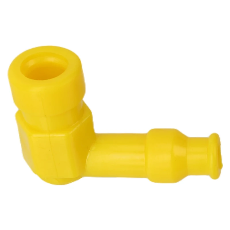 Tappo candela Stivale in silicone giallo Tappi universali impermeabili senza resistenza Facile installazione per il trasporto di gocce di sporche del motociclo