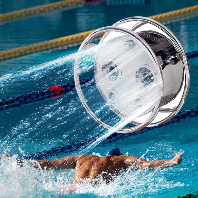 Water Crown Stainless Steel Countercurrent Trainer For Hydrotherapy Training Pool Jet Swimming Accessories Tools Accessories