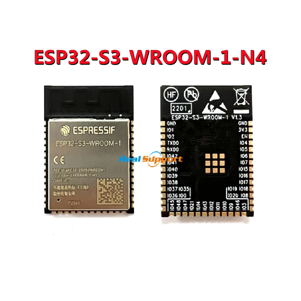 50PCS ESP32-S3-WROOM-1 4MB 16MB ESP32-S3-WROOM-1-N4 ESP32-S3-WROOM-1-N16R8 ESP32 S3 Chip 2.4 GHz Wi­Fi and BLE 5 module