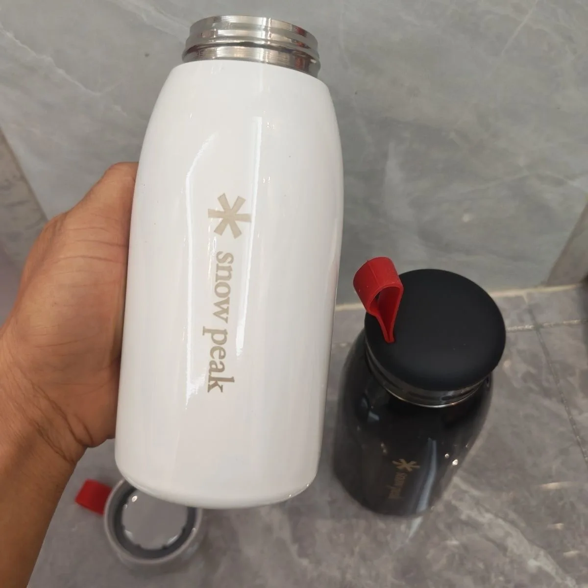 SP التيتانيوم 500 مللي زجاجة ماء معزولة بالفراغ تحافظ على الساخنة أو الباردة كوب السفر كوب عازل حراري للتخييم والنزهة