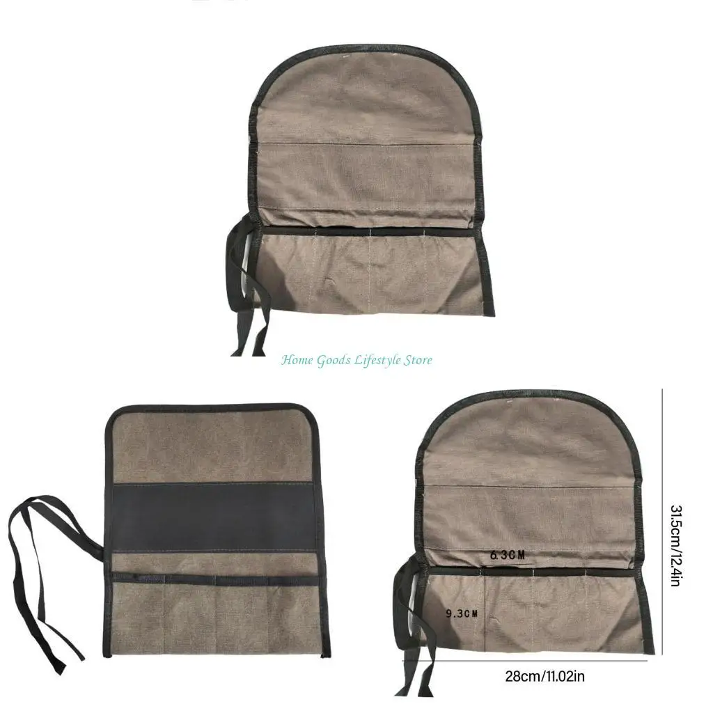 E74Eロールアップツールバッグツールロールバッグレンチロールアップバッグツールバッグツールロールオーガナイザー