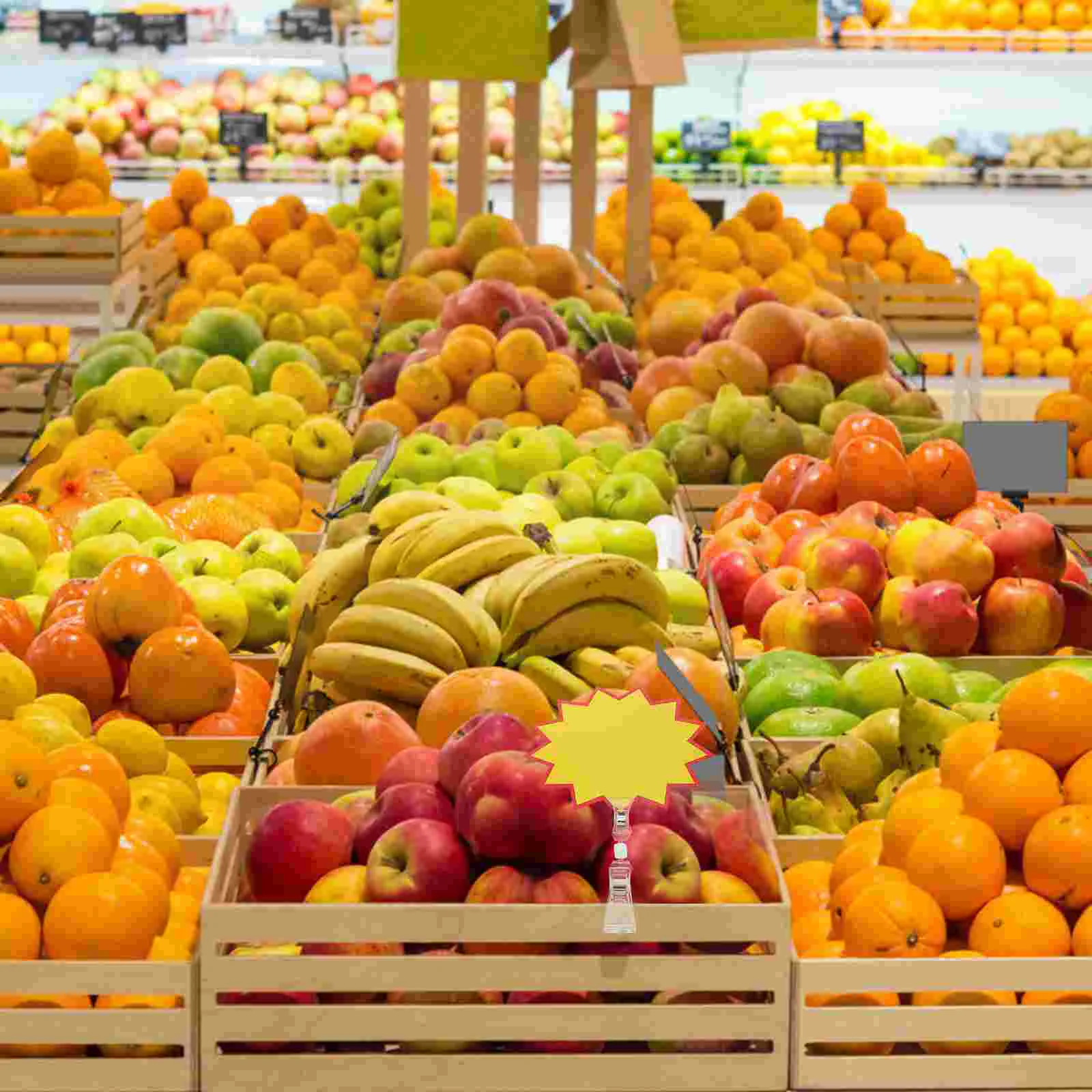 Pop Advertising Folder Sign Clip Holder Tag Sale Tags Labels Acrylic Merchandise Stickers