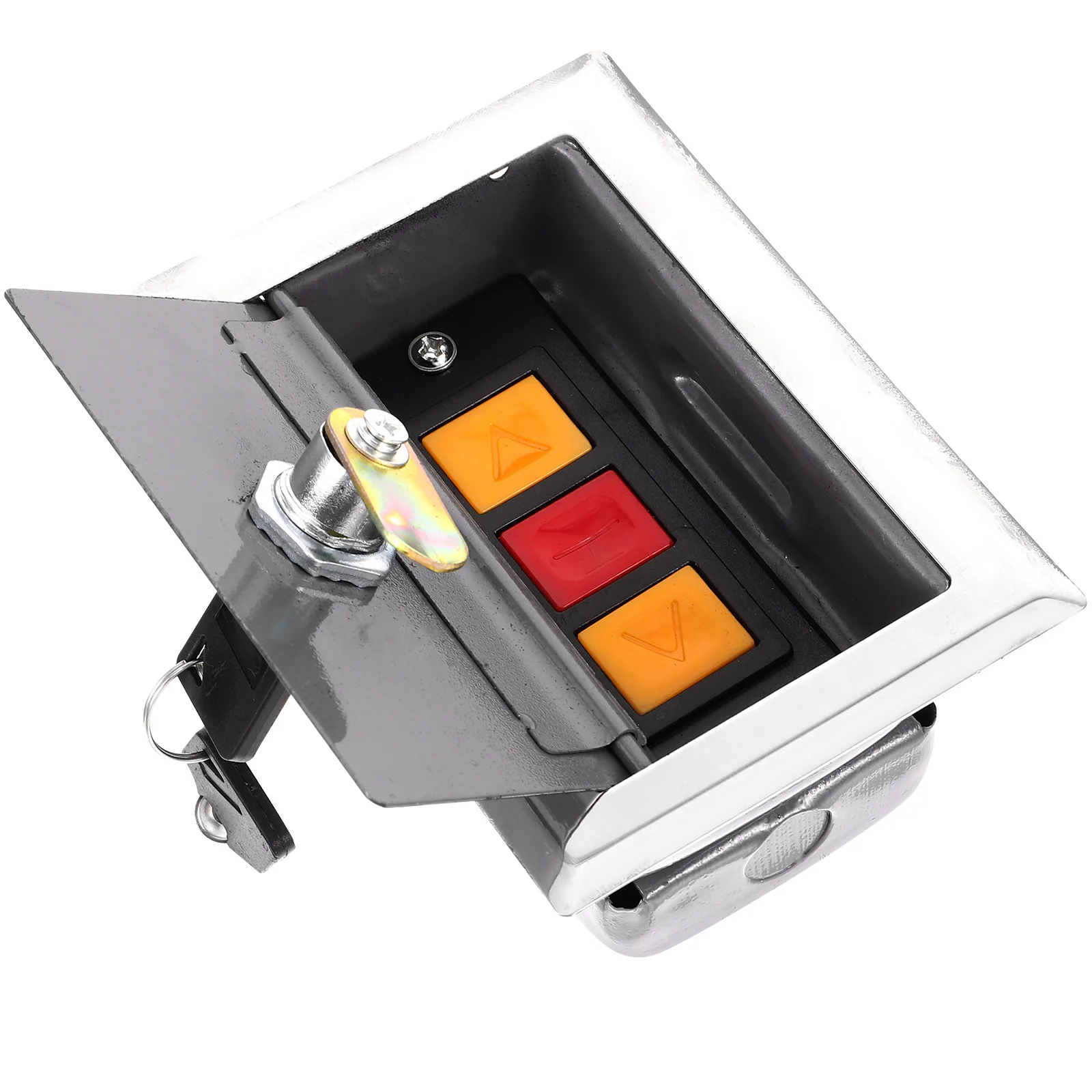 Caja de interruptores de Control remoto, interruptores de botón, llave de liberación de emergencia para exteriores, timbre, Kit de reparación de garaje, sistema de plástico