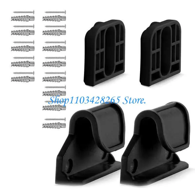 

G2TE 1 Set Child Safety Gate Fence Replacement Part Wall Mounting Brackets Hook and Screws Compatible for Various Models