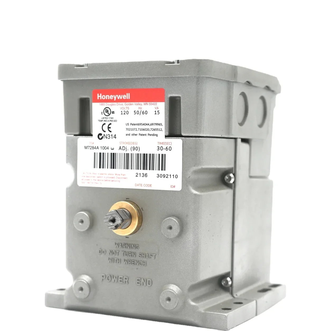 HoneyWell Industrial Combustion Damper Actutors Servo Motor M7284C1000 For Burner servo motor driver