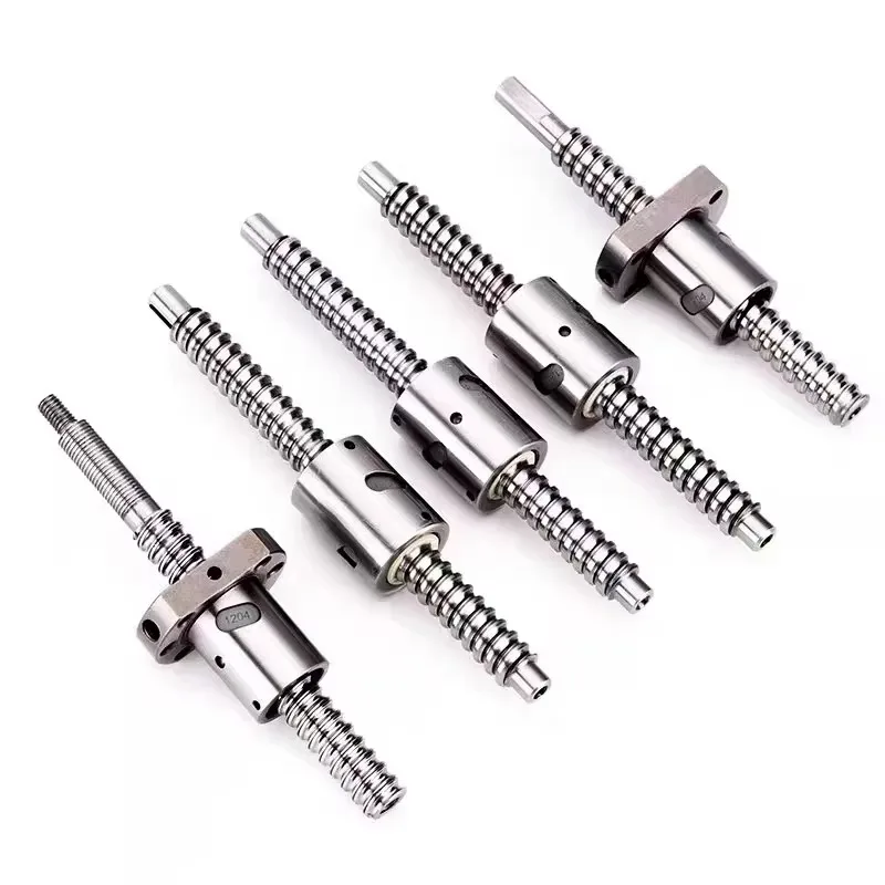 tornillos-de-bolas-de-alta-precision-con-control-numerico-para-equipos-de-movimiento-lineal-con-tuercas-de-brida-simple
