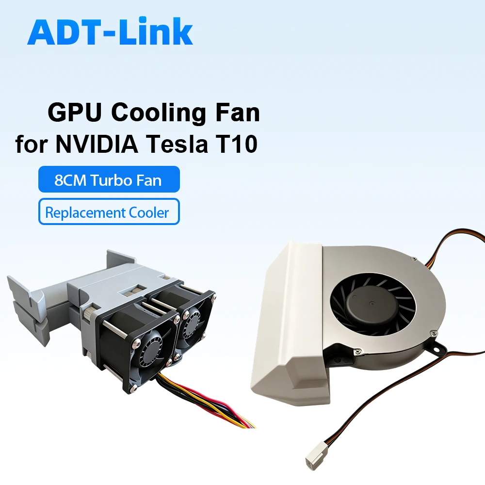 For NVIDIA Tesla T10 GPU / Graphics Card Turbo Blower Cooling Fan Installation Replacement Cooler / Heatsink 80mm / 8CM