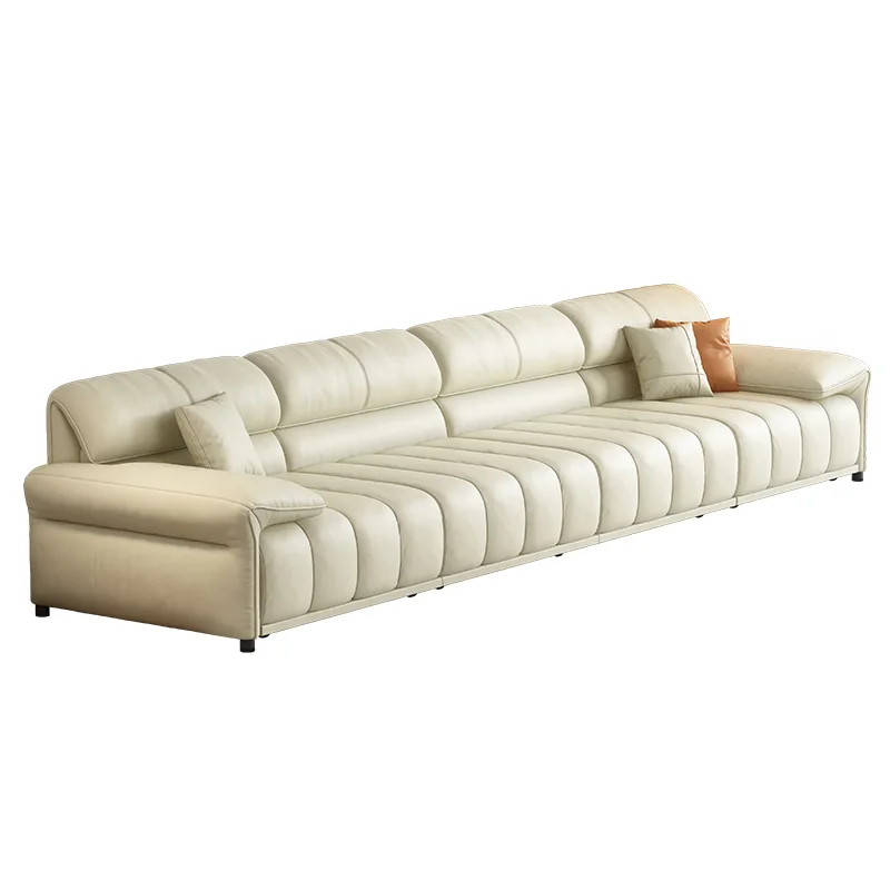 Intelligent Leather Electric Sofa Bed Dual-purpose Multi-functional Living Room Remote Control Automatic Retractable Sofa Bed