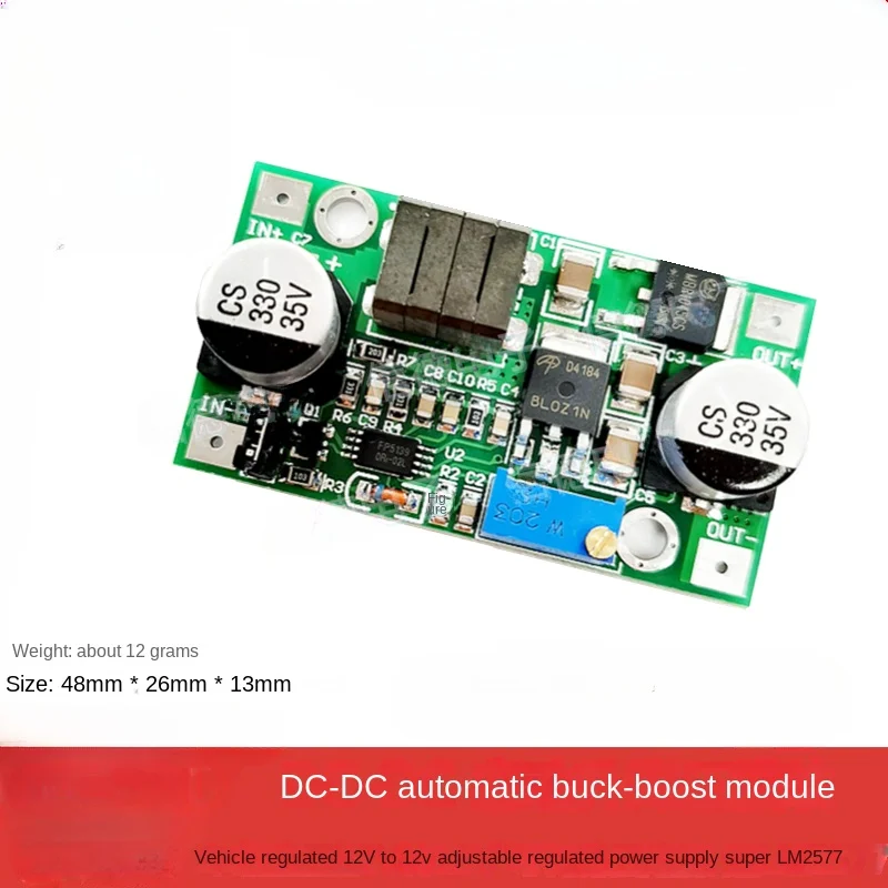 

DC-DC automatic voltage regulation module car voltage regulator 12V to12V adjustable voltage regulator power supply super LM2577