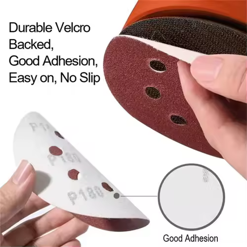 8Hole 125mm Sandpaper Woodworking Metal Grinding Disc Abrasive Polishing Tool 40/1000/2000 Grit Sanding Discs Dremel Accessories - Image 6