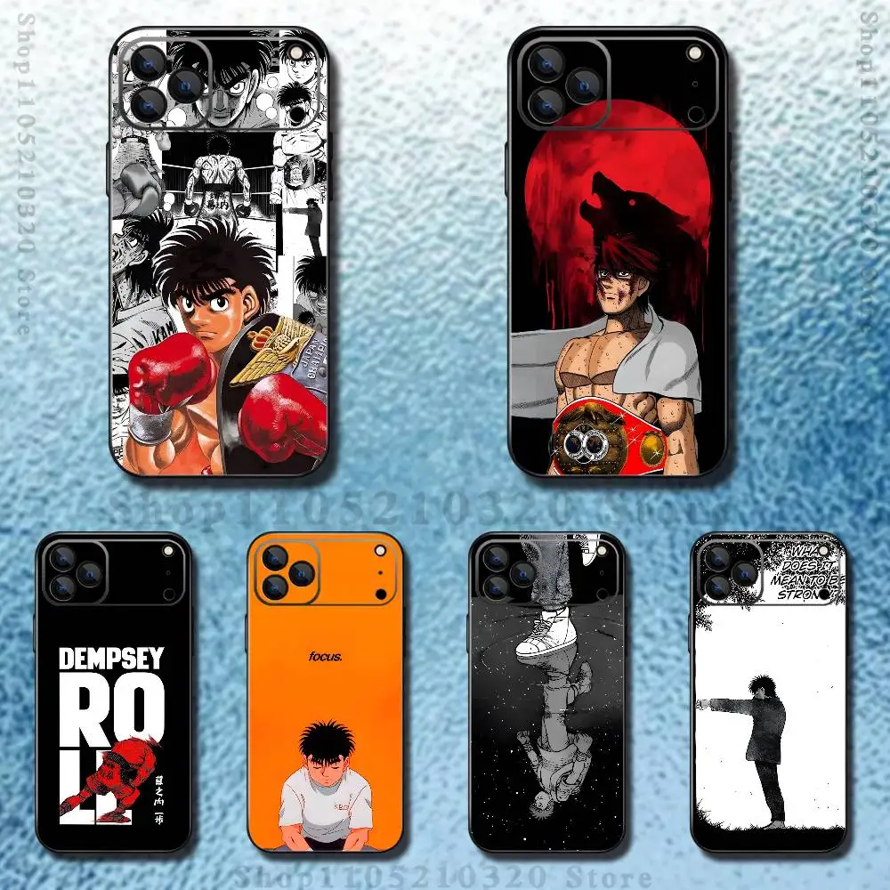 

H-Hajime no I-Ippo poster Phone Case For iPhone 17,16,15,14,13,12,11 ,Pro Max,XS,X,XR,SE,Mini,8,7,Soft Silicone Black Cover