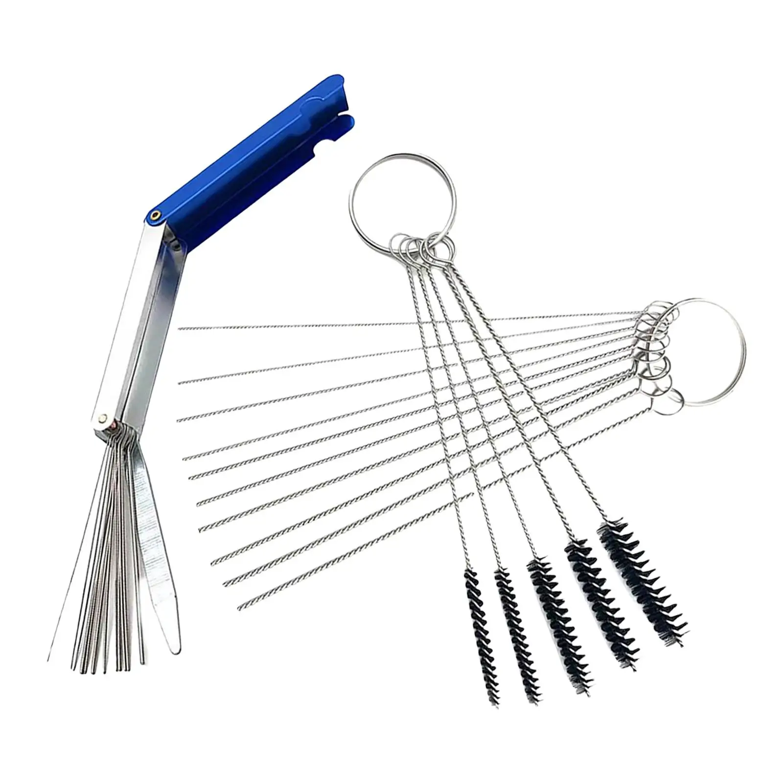 Carburetors Cleaner Tool Set for ATV Motorbike Remove Dirt Easily Brush Diameters 2mm, 3mm, 4mm, 5mm, 7 mm Practical Durable